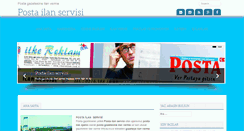 Desktop Screenshot of posta-ilanservisi.net